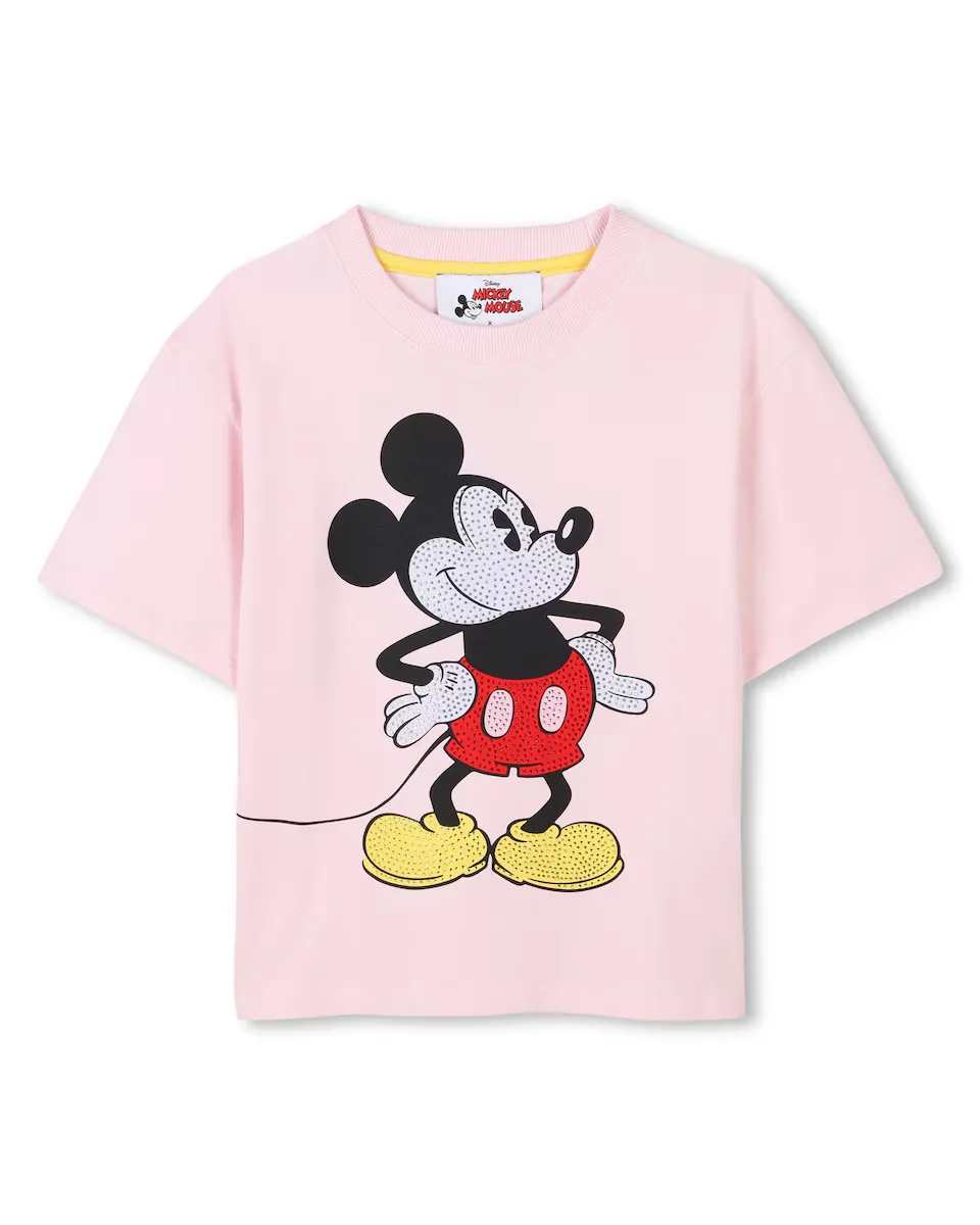 

Футболка из хлопка для девочек с коротким рукавом Marc Jacobs, цвет Rosa