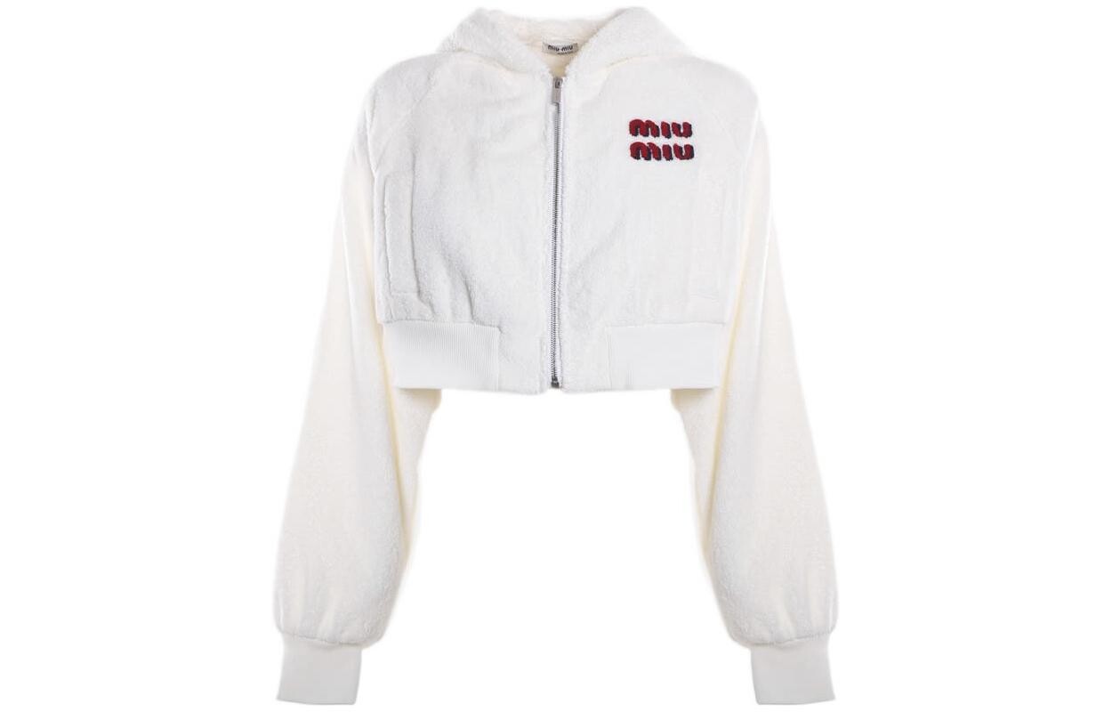 

Толстовка женская белая Miu Miu