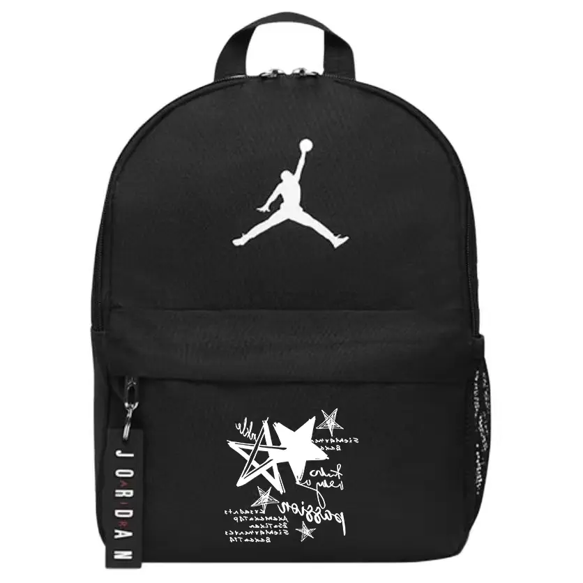 

Jordan Полиэстеровый рюкзак обычный унисекс черный, Five-Pointed Star