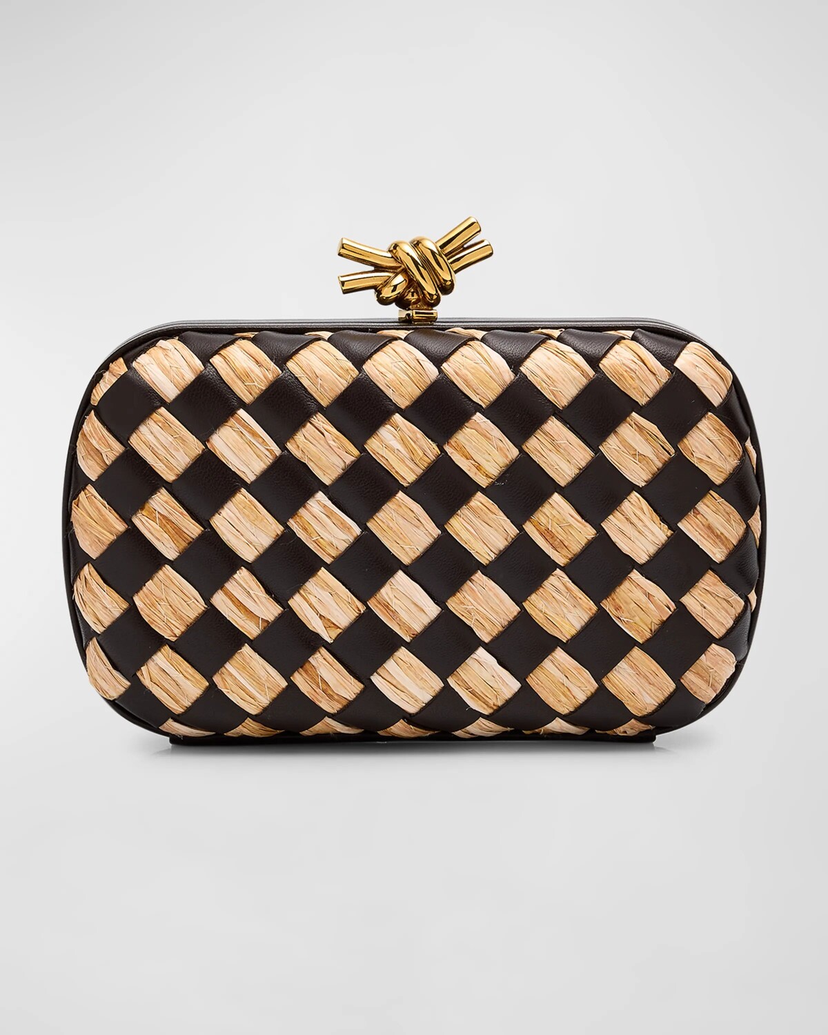 

Сумка-минодьер с узлом Bottega Veneta, цвет Fond-Natufond