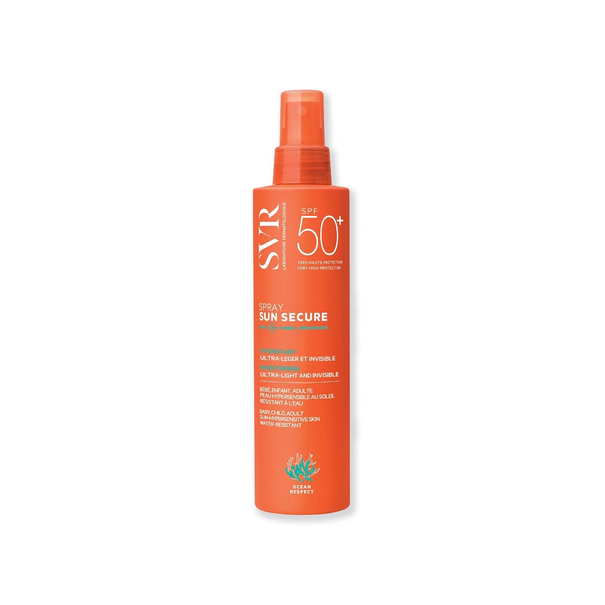

Svr Sun Secure Spray, spf50+, биоразлагаемый, 200 мл Global Pharmacia