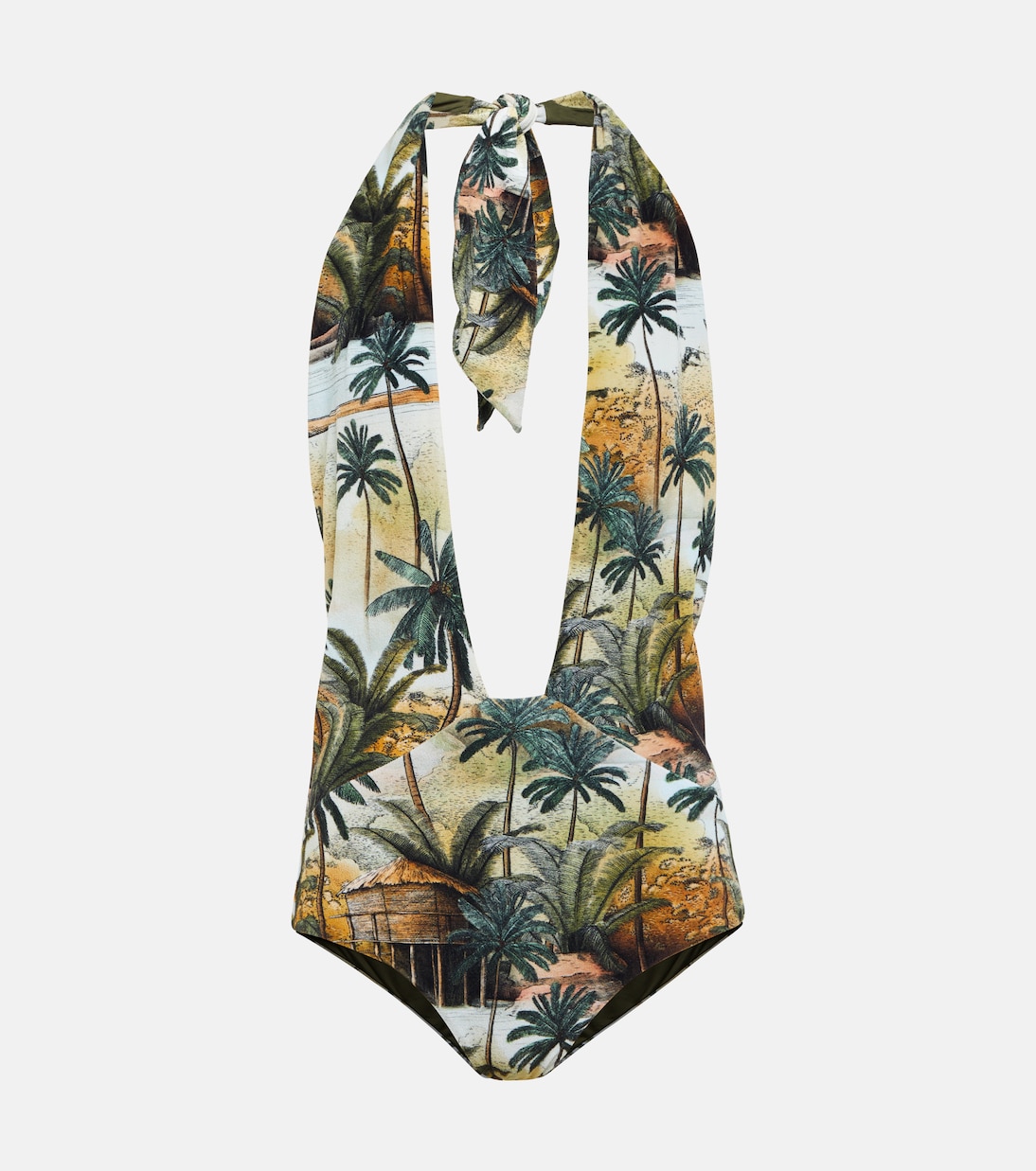 

Купальник-халтер с принтом Hidden Paradise Johanna Ortiz, Caribe