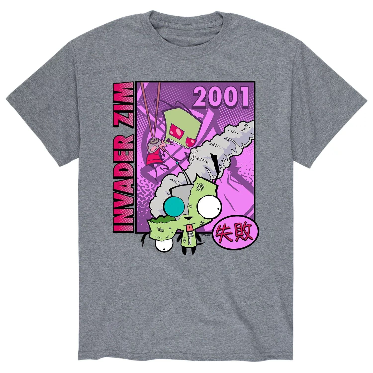 

Мужская футболка Invader Zim Kanji (Failure) Licensed Character