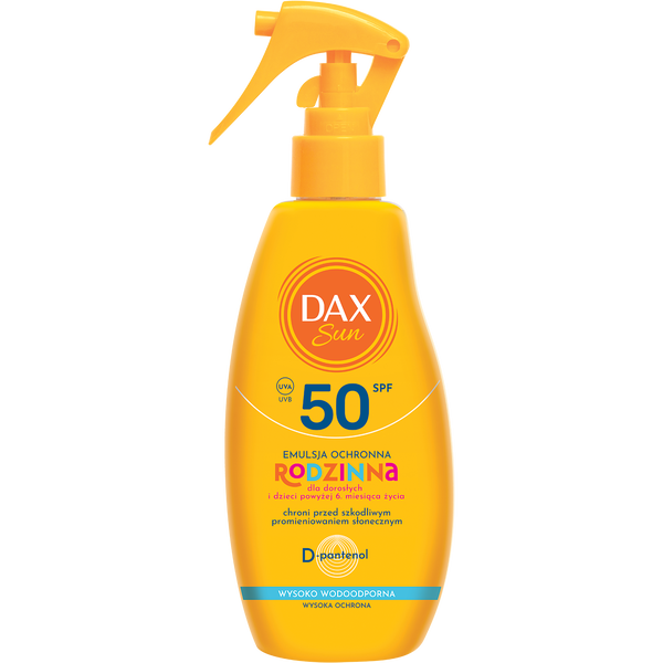 

Семейная защитная эмульсия с spf50, 200 мл Dax Sun