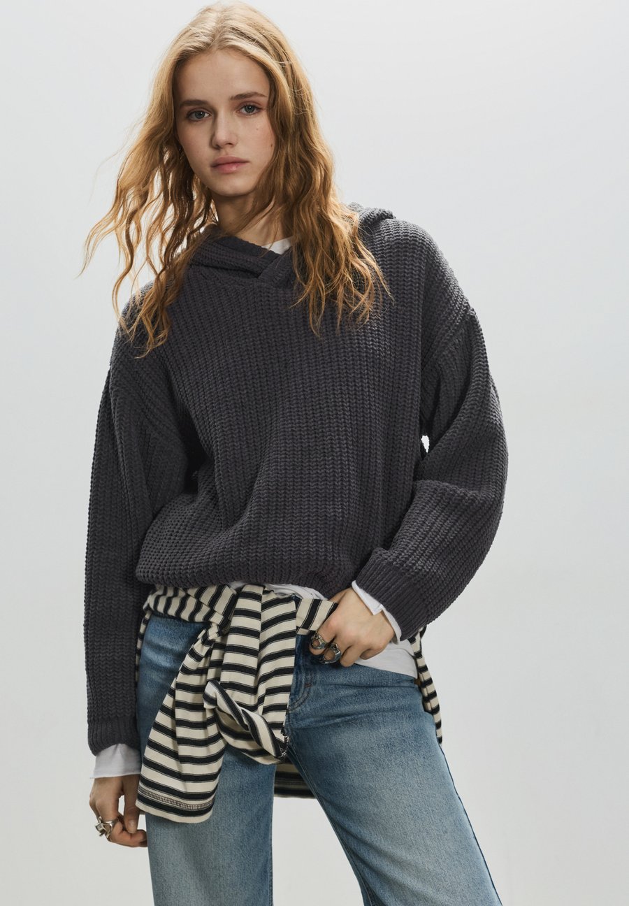 

Худи PULL&BEAR Hoodie, Dark Grey