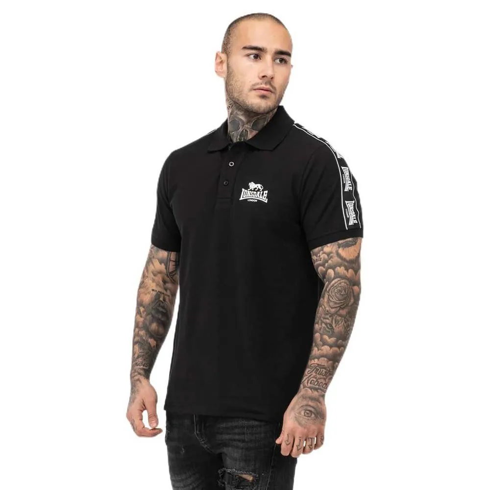 

Поло с коротким рукавом Lonsdale Setter, черный