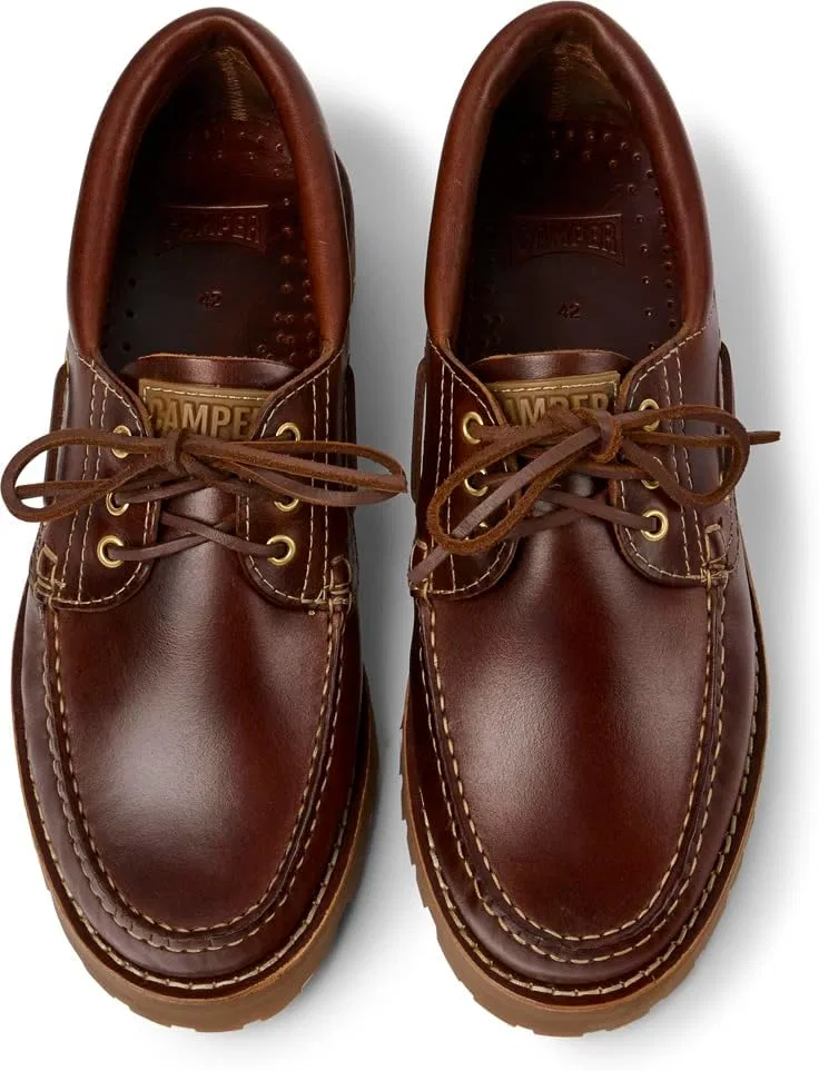 Лоферы мужские Camper, Medium Brown 001 — фото 4
