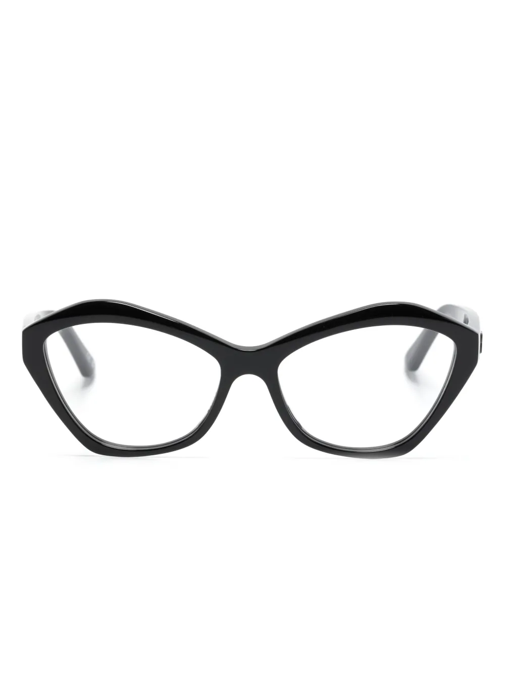 

Очки в оправе 'кошачий глаз' с логотипом Balenciaga Eyewear, черный