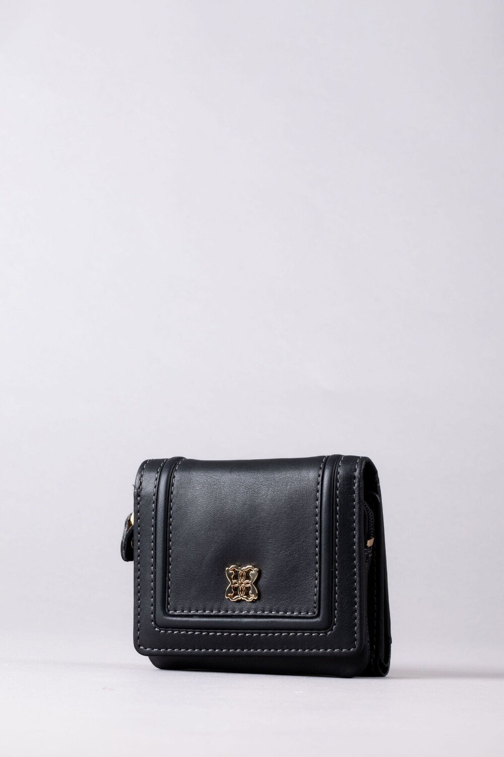 

Мини-Кошелек Icon с клапаном Lakeland Leather, черный