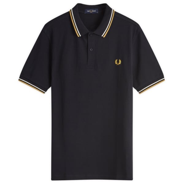 

Поло с двумя наконечниками Fred Perry, синий