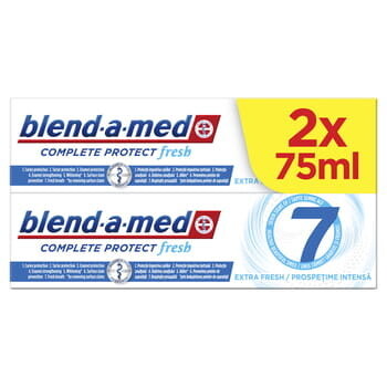 

Зубная паста Complete Protect 7 Extra Fresh, 2X75 мл Blend-A-Med