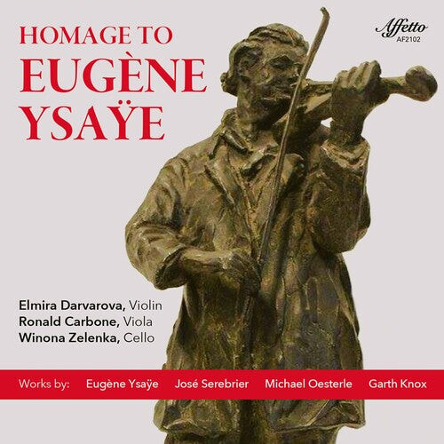 

CD диск Knox / Darvarova / Zelenka: Homage to Eugene Ysaye