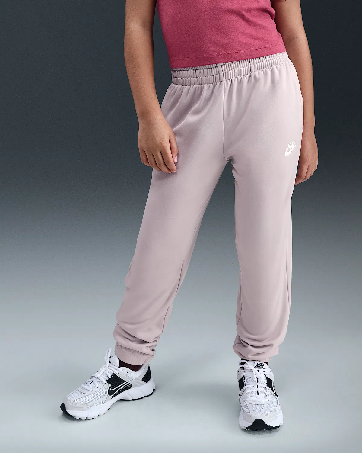 Детский спортивный костюм Dri-FIT Nike Sportswear, Platinum Violet/Platinum Violet/White — фото 4