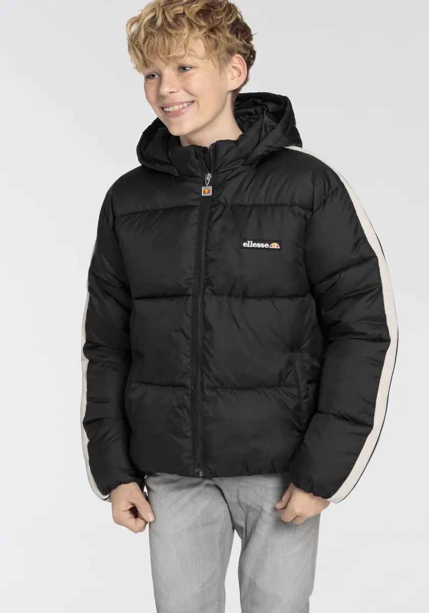 

Стеганая куртка Ellesse "RESTA JNR PADDED JACKET - для детей", с капюшоном, черный