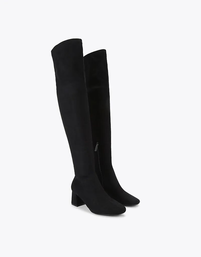 Сапоги выше колена KG Kurt Geiger Storm otk черного цвета — фото 2