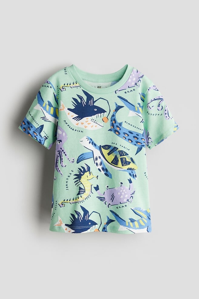 

Футболка с принтом H&M, зеленый