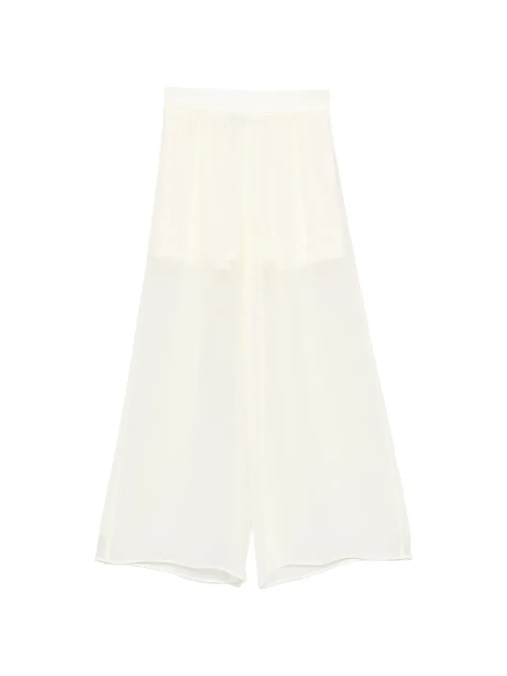 Повседневные брюки с широкими штанинами Alberta Ferretti Kids, нейтральный