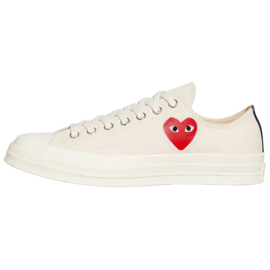 

Чак Тейлор All Star 70 Ox Comme Des Garcons PLAY Single Heart Milk Converse