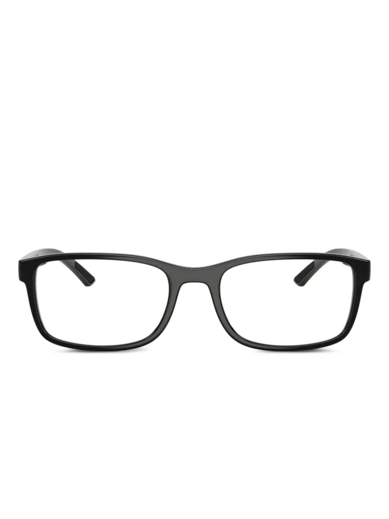 

Prada Linea Rossa rectangle-frame очки, черный