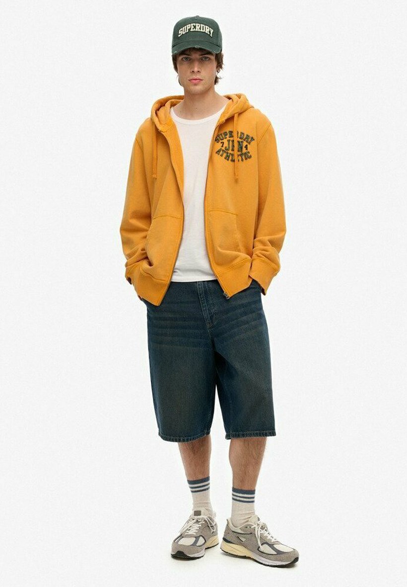 

Толстовка на молнии VINTAGE ATHLETIC Superdry, золотой