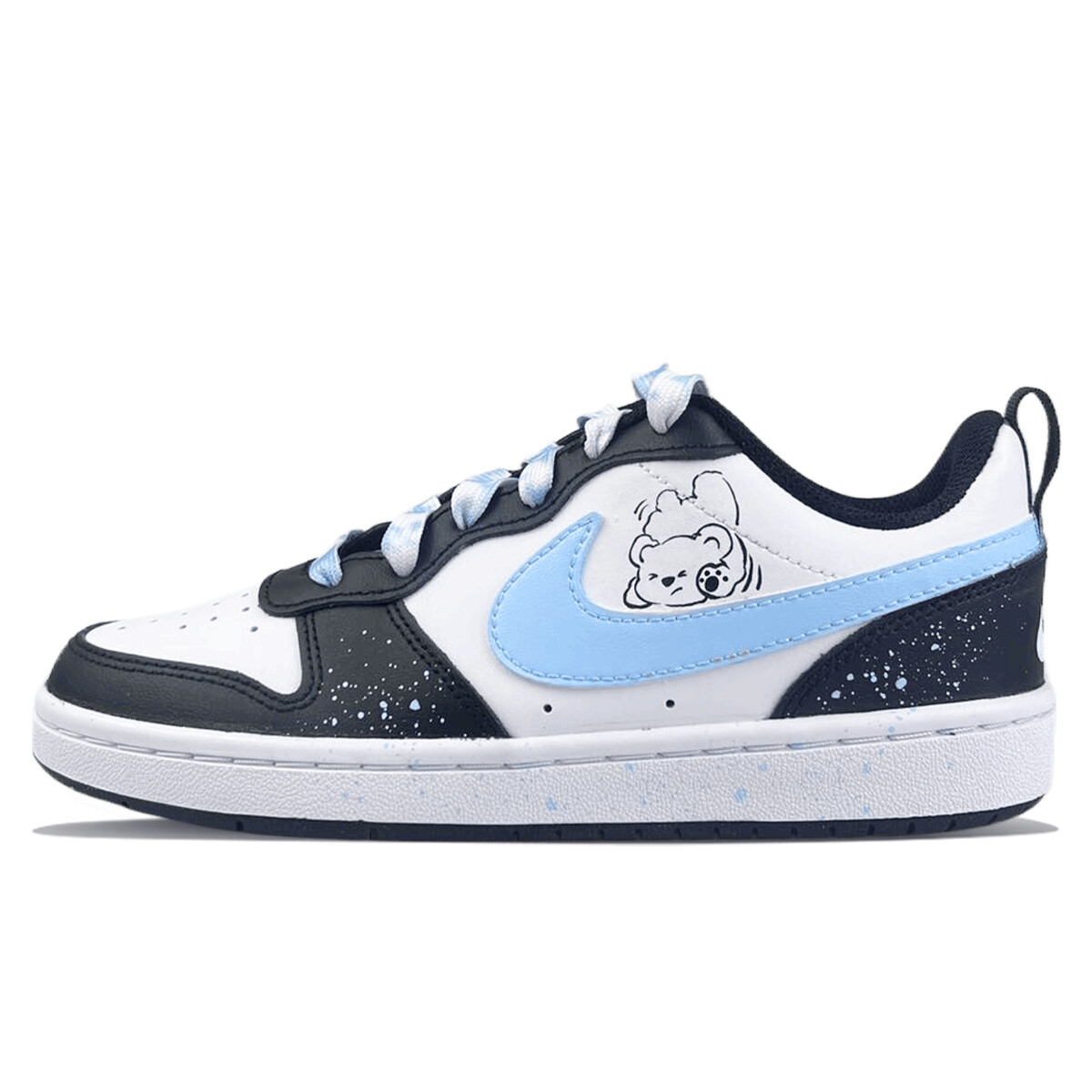 

Кроссовки Nike Court Borough Skateboard Shoes Women's Low-Top Blue, синий