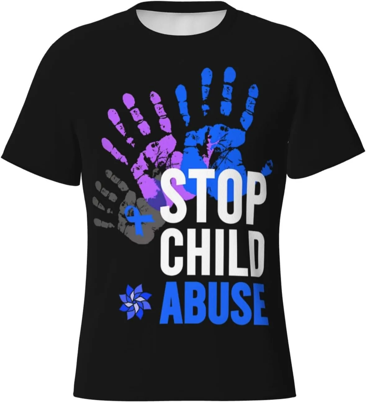 

Футболка Stop Child Abuse Child Abuse Prevention Awareness NEzih