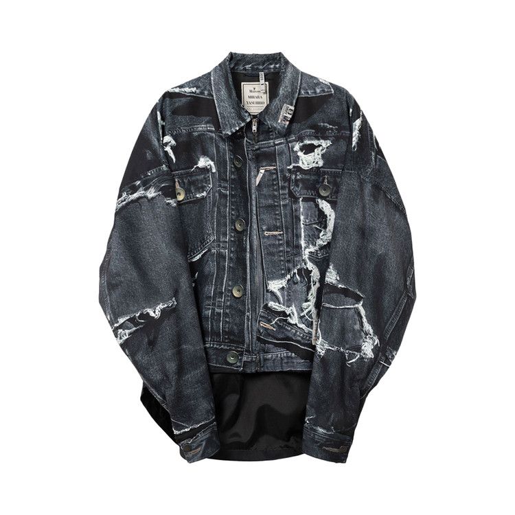 

Куртка Maison Mihara Yasuhiro Trompe LOeil Denim Jacket, Black