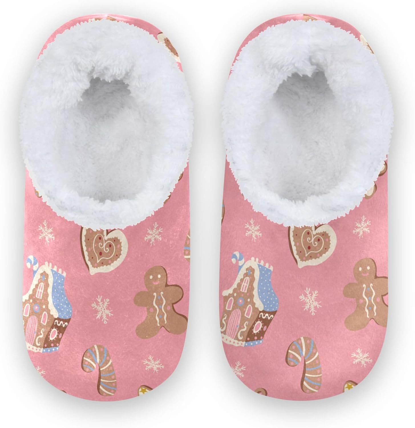 

Детские тапочки Fisyme для мальчиков и девочек, теплые мягкие домашние носки-тапочки, розовый