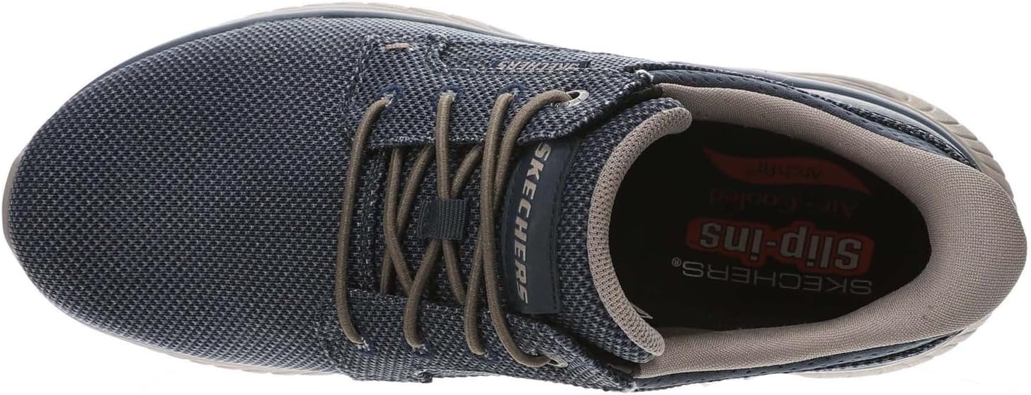 Мужские кроссовки Skechers Arch Fit Crosser - Ruger, темно-синий — фото 2