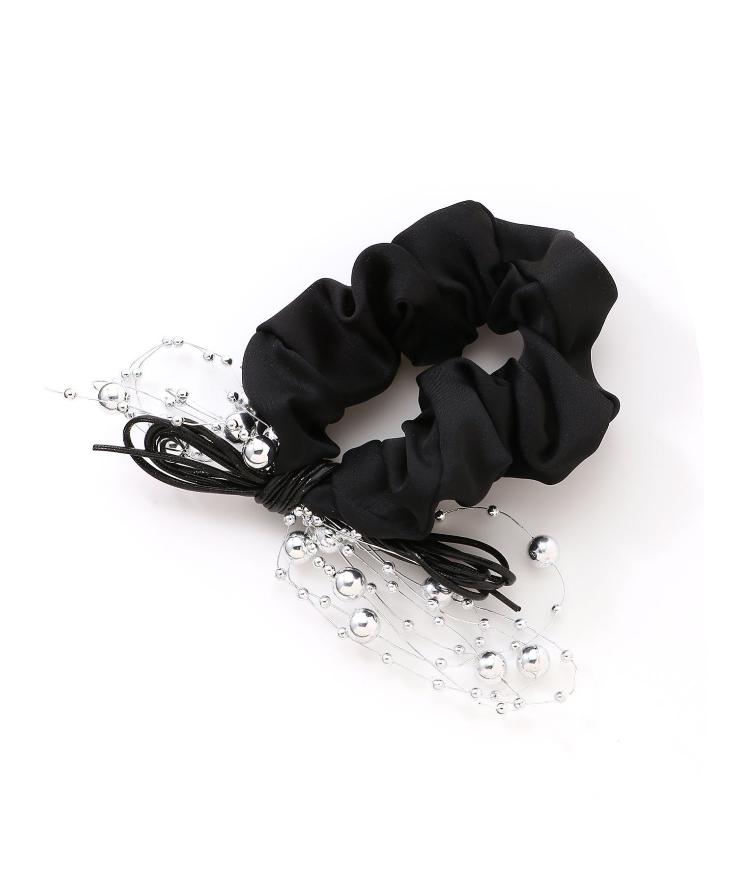 Резинка для волос с металлической проволочной лентой Pur Chouchou, black