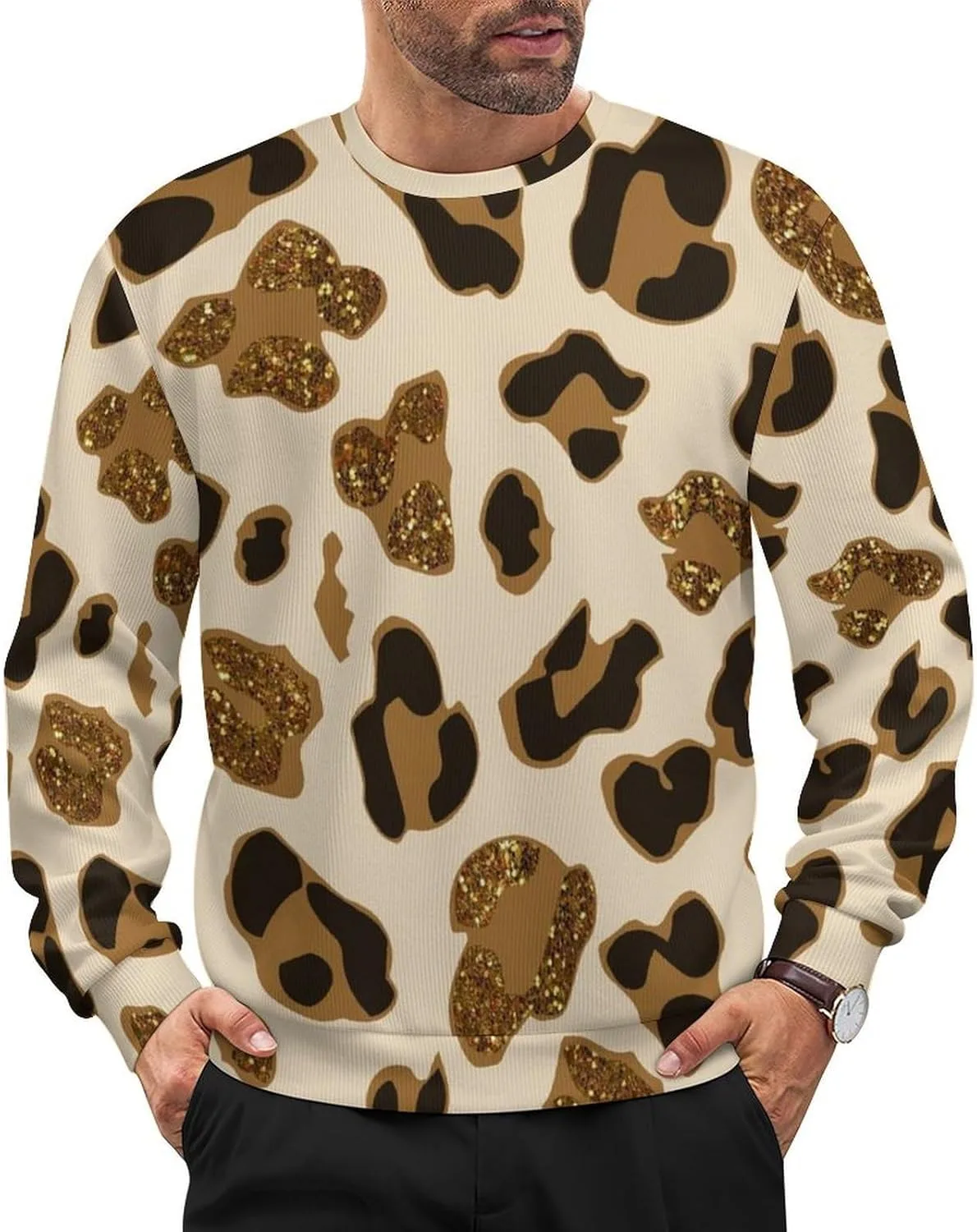 

Свитер Golden Leopard Cheetah Print FVDAVGS