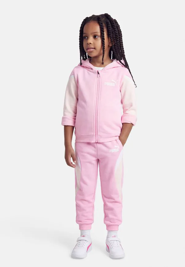 Спортивный костюм унисекс с капюшоном и рисунком minicats. Puma, Pink Shimmer