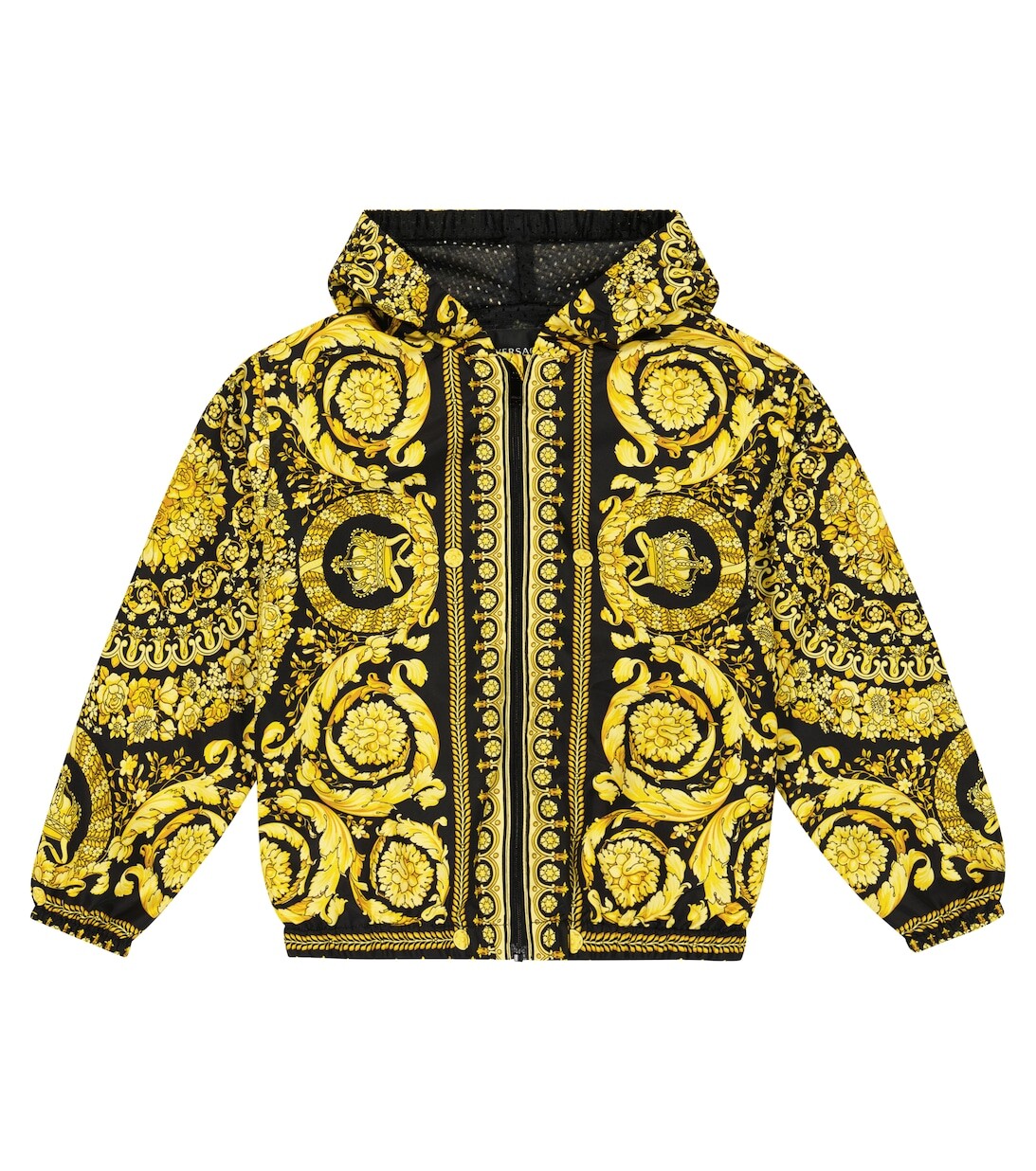 

Куртка с принтом барокко Versace, желтый