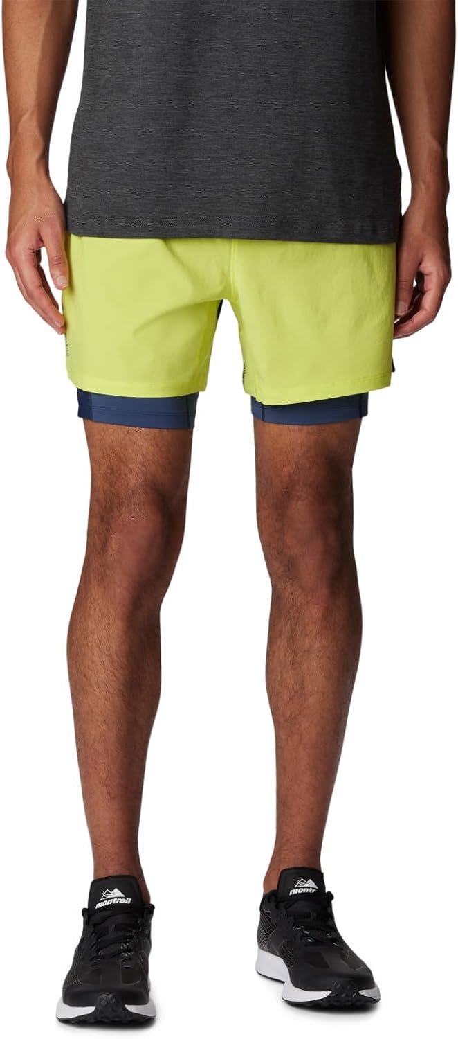 

Мужские шорты для походов Columbia Endless Trail 2-в-1, Radiation/Collegiate Navy