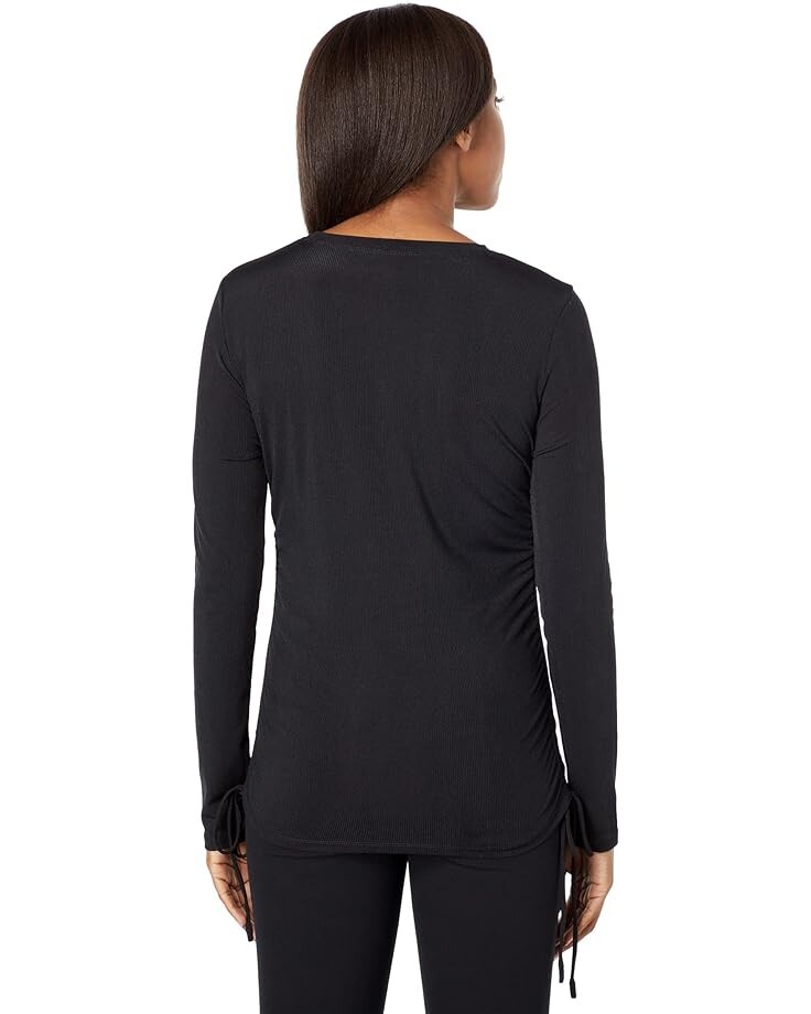 

Топ WAYF Kendall Side Gathered Top, черный
