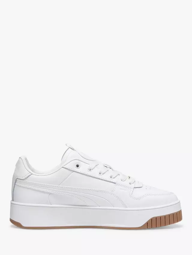 

Кроссовки PUMA Carina Street Lux Leather, цвет puma white