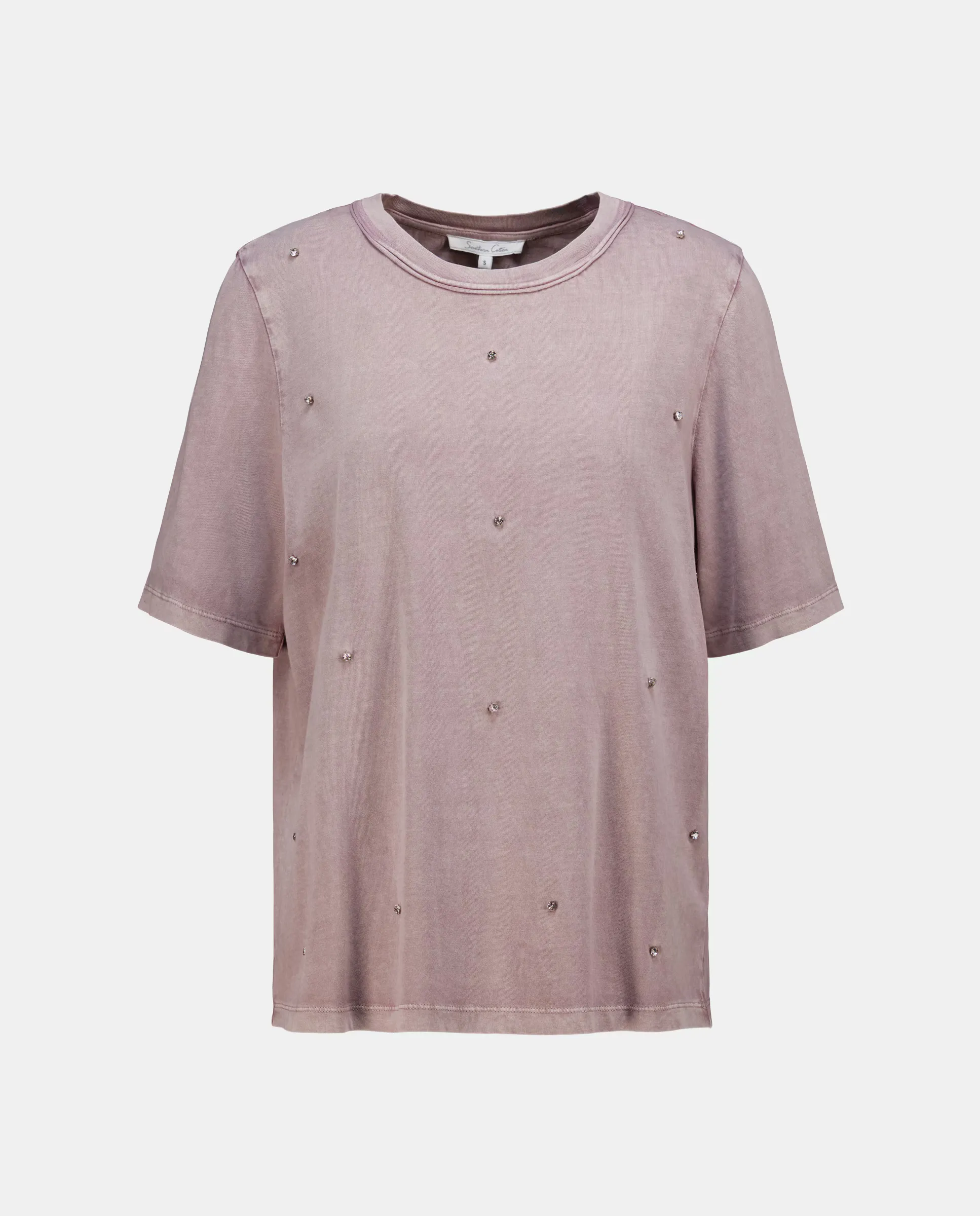 

Женская однотонная футболка с коротким рукавом Southern Cotton, сиреневый