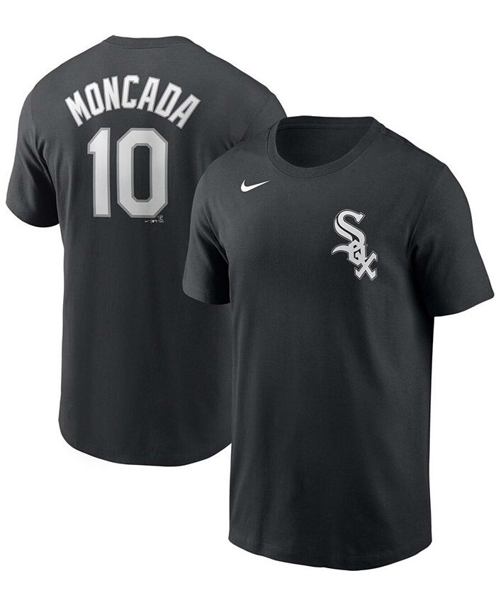 

Черная футболка Big Boys Yoan Moncada Chicago White Sox с именем и номером игрока Nike, черный