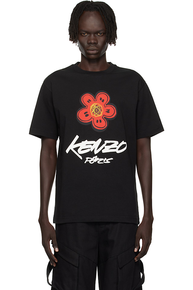 

Хлопковая футболка Kenzo Paris Futura 2000 Edition, черный