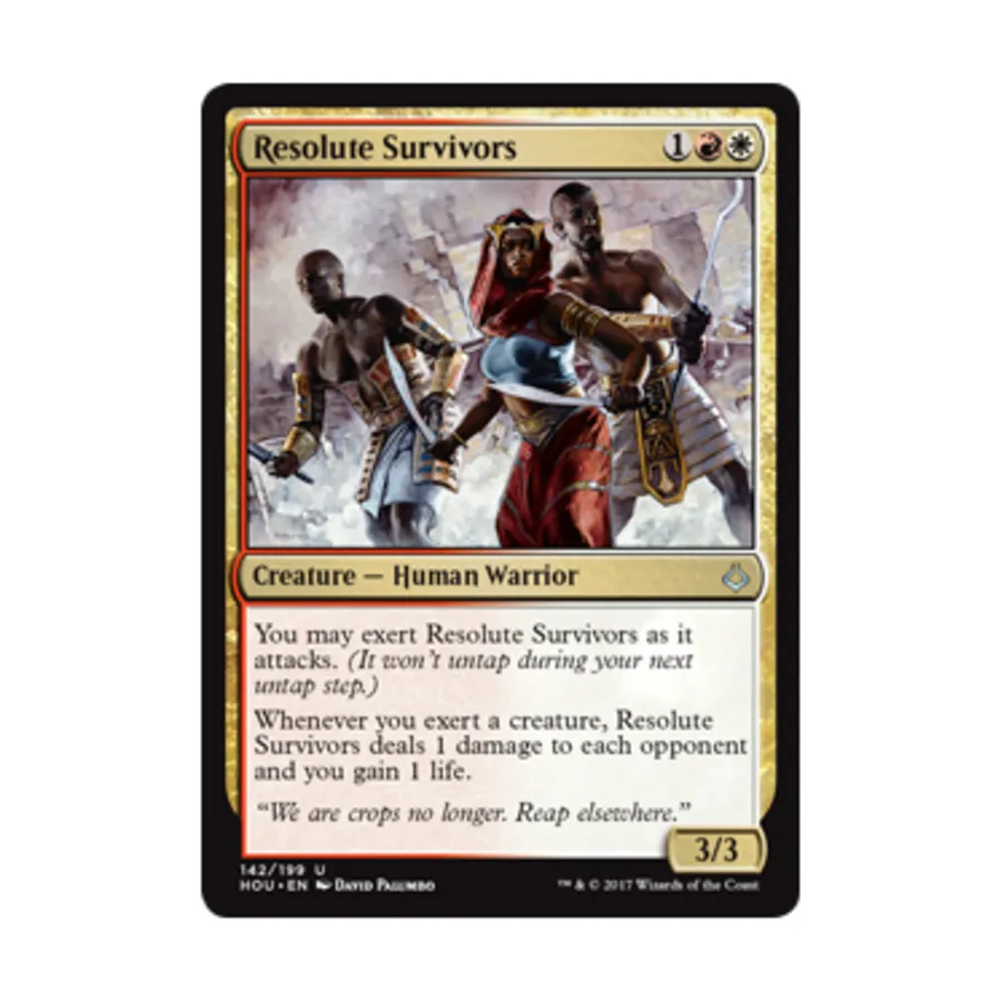 

CCG Решительные выжившие (U), MTG - Hour of Devastation