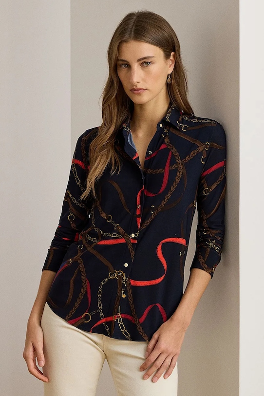 

Рубашка Lauren Ralph Lauren, темно-синий