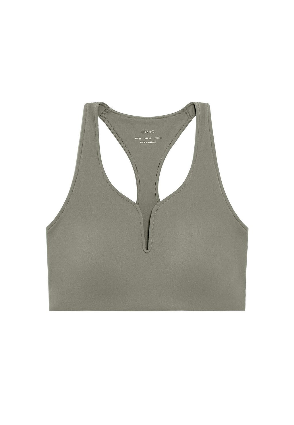 

Спортивный бюстгальтер средней поддержки COMPRESSIVE WITH TRIM OYSHO, хаки