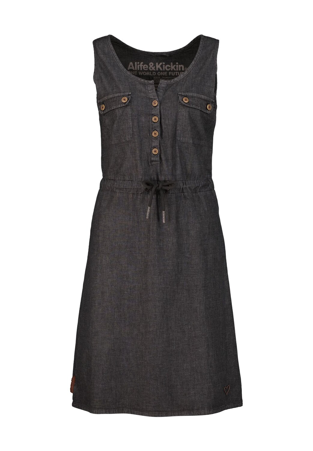 

Дорис Платье AK DNM ALIFE AND KICKIN, цвет Black Denim
