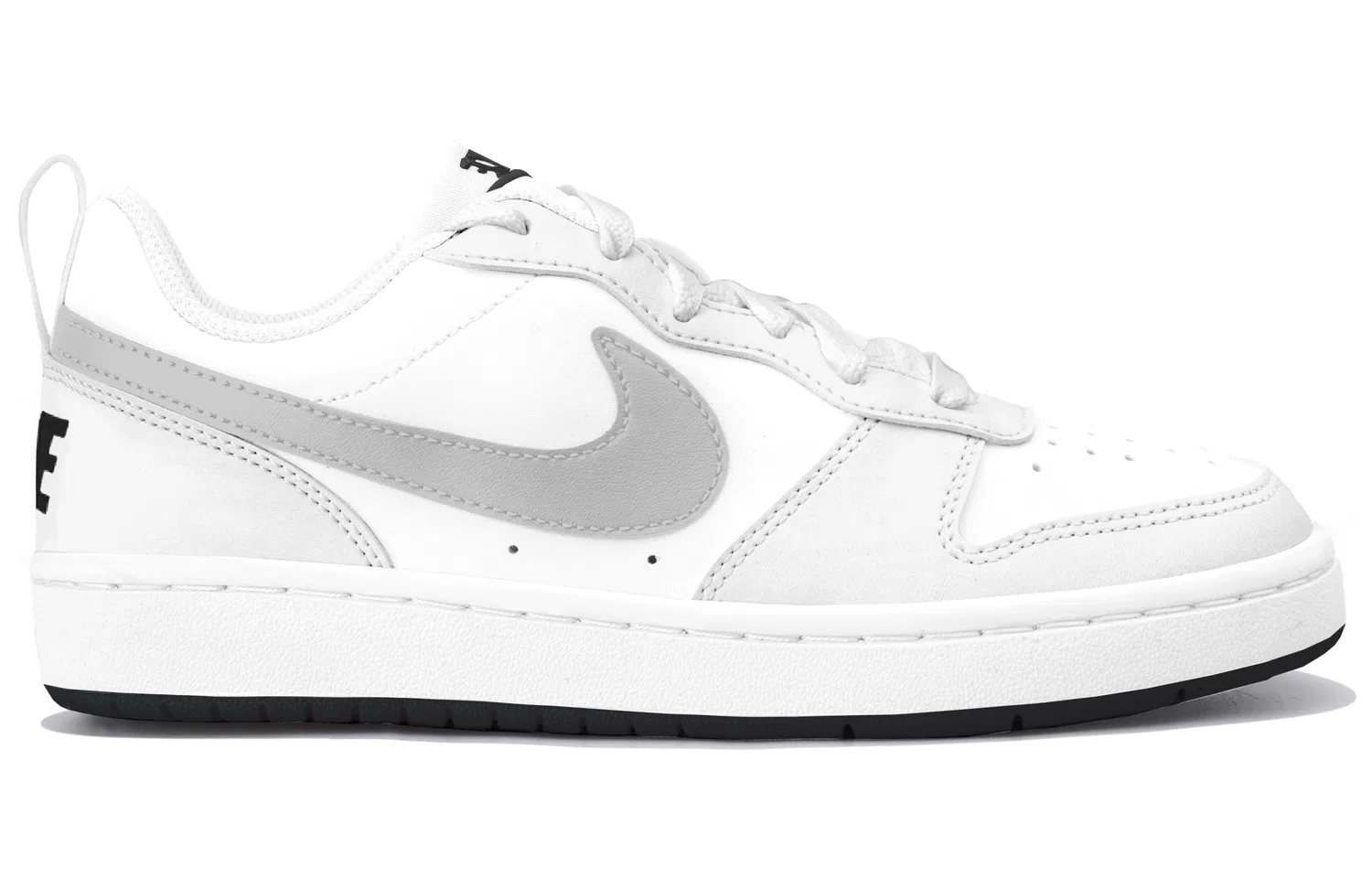 Кроссовки для скейтбординга Nike Court Borough Low Kids серые — фото 3