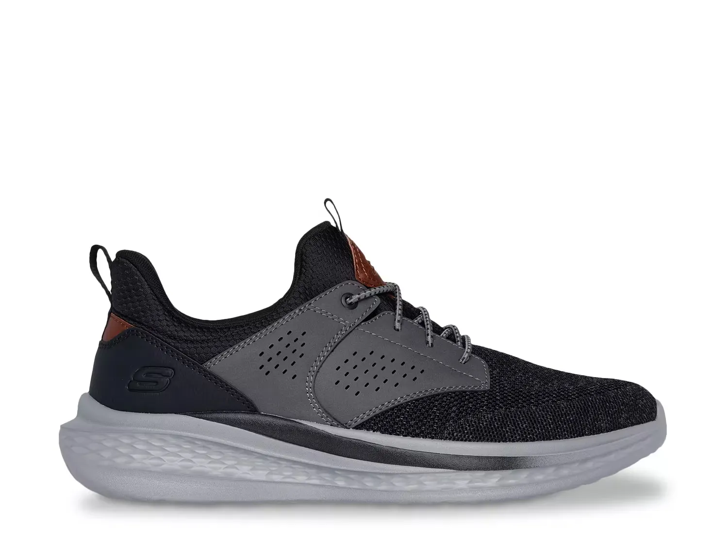 Кроссовки Relaxed Fit Slade Breyer - мужские Skechers, Black — фото 3