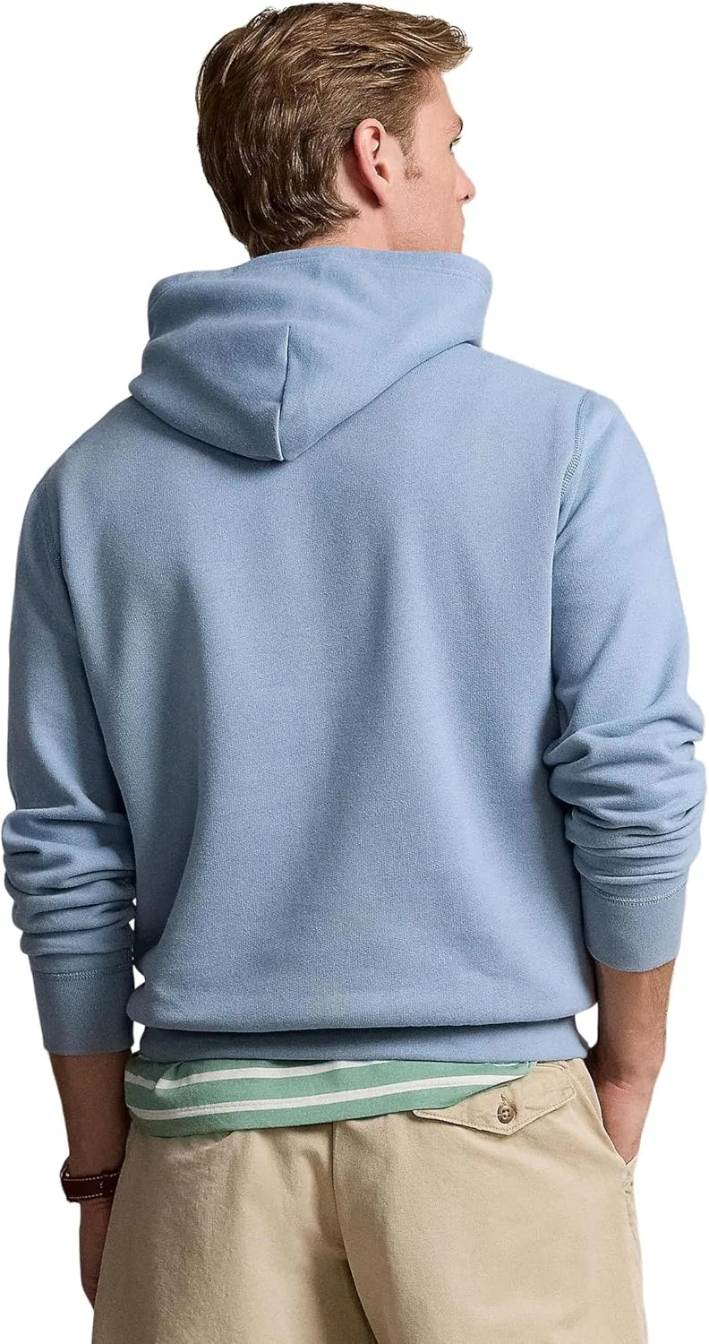 Худи Polo Ralph Lauren The RL Fleece Plaid-Logo, Vessel Blue — фото 2