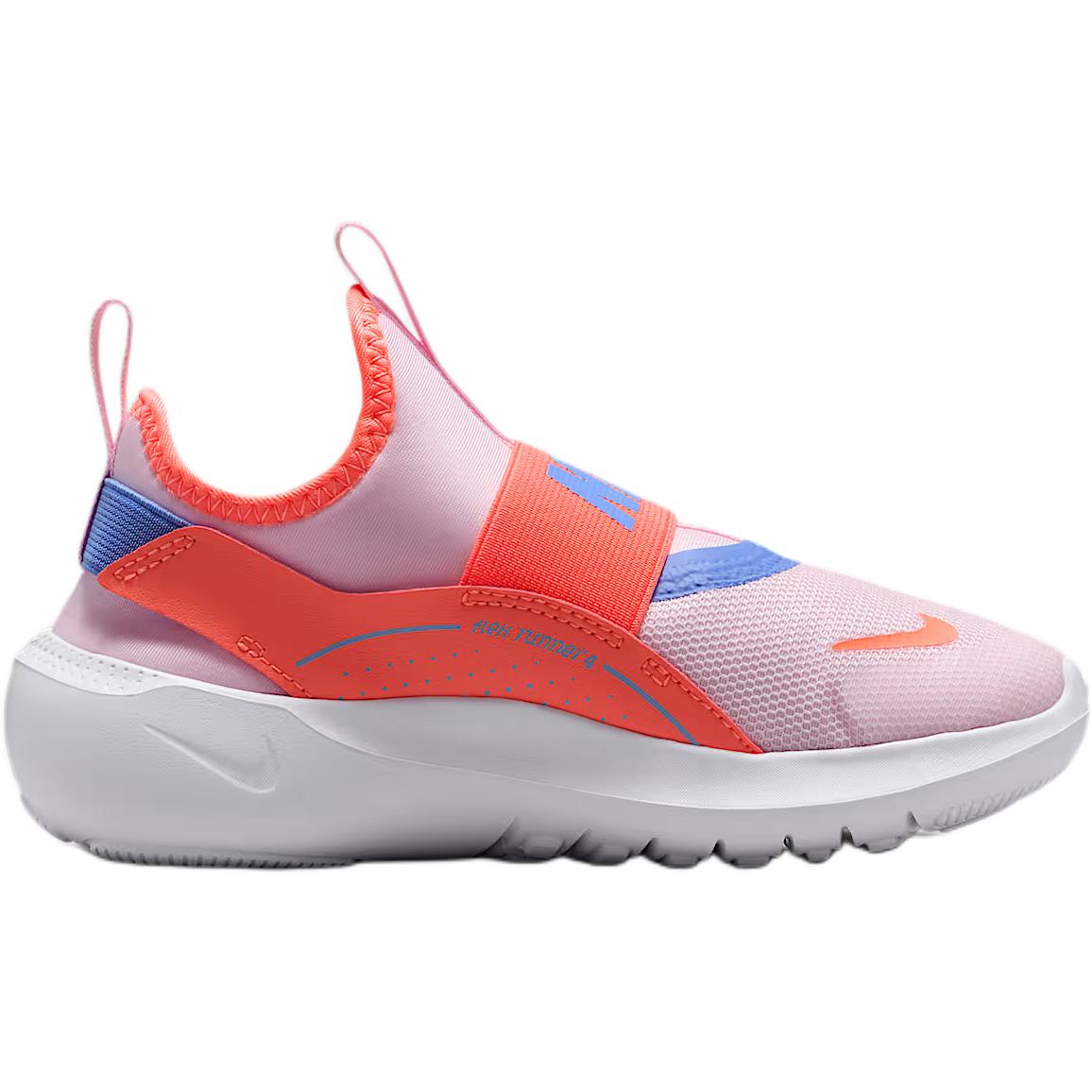 Детские кроссовки Flex Runner 4 для дошкольников Nike, розовый/белый/оранжевый/синий — фото 2