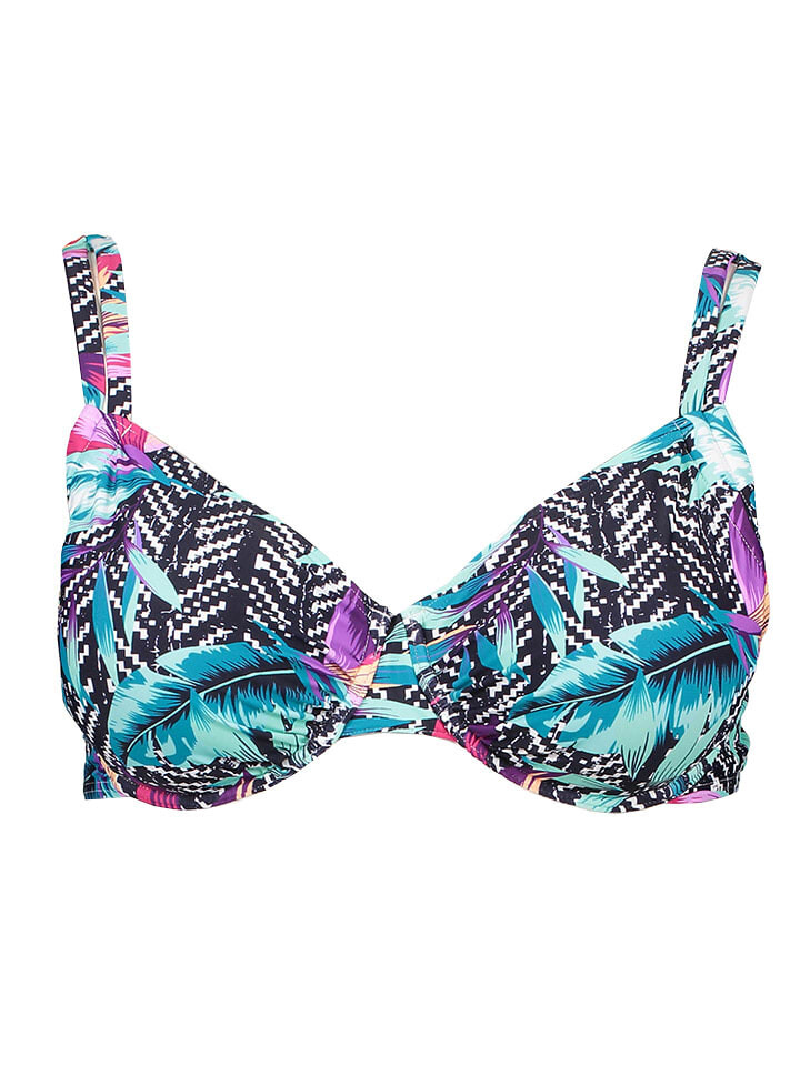 

Верх бикини Venice, цвет blau/schwarz/lila