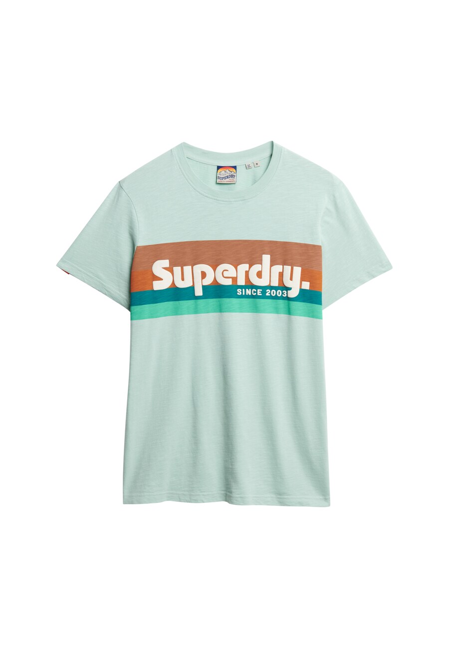 

Футболка Superdry, Petrol/Mint