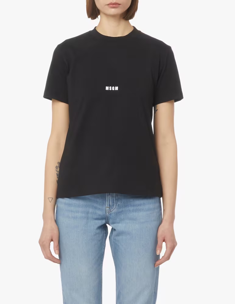 

Футболка с логотипом MSGM, черный